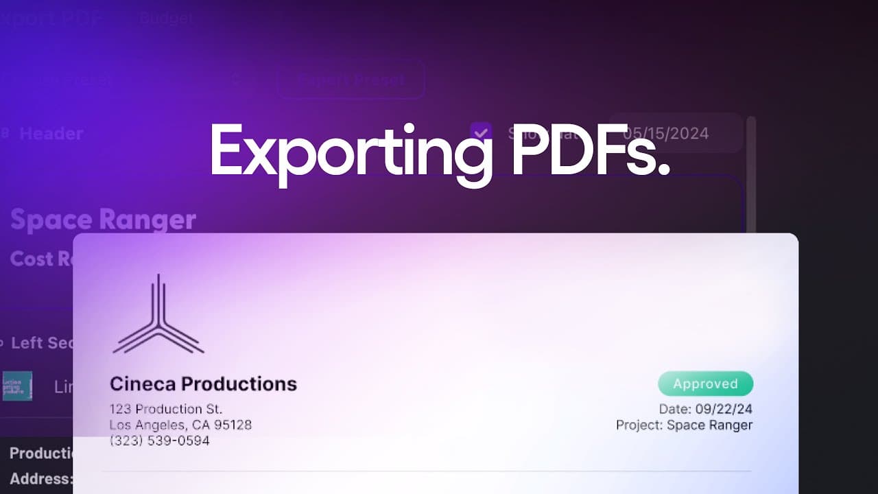 Export, Customize & Save Preset PDFs in Saturation