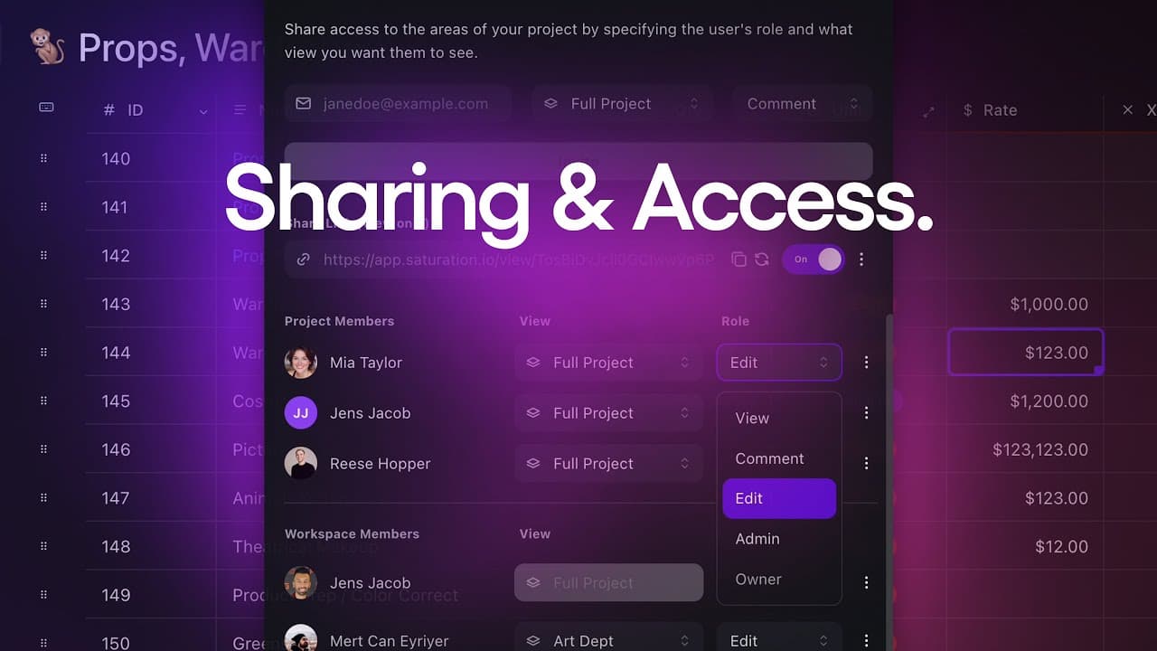 Sharing & Access Control