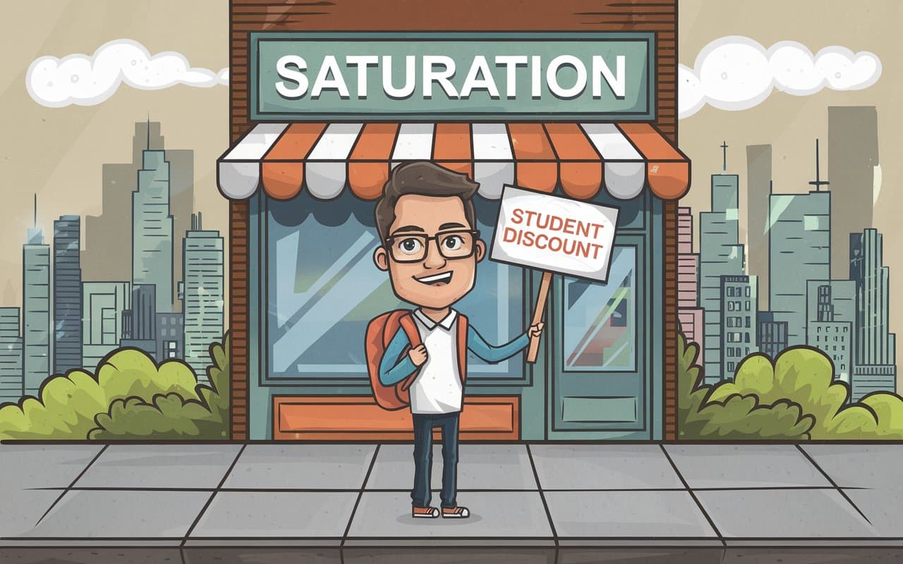 Saturation's Film Student Discount - Free film budget software