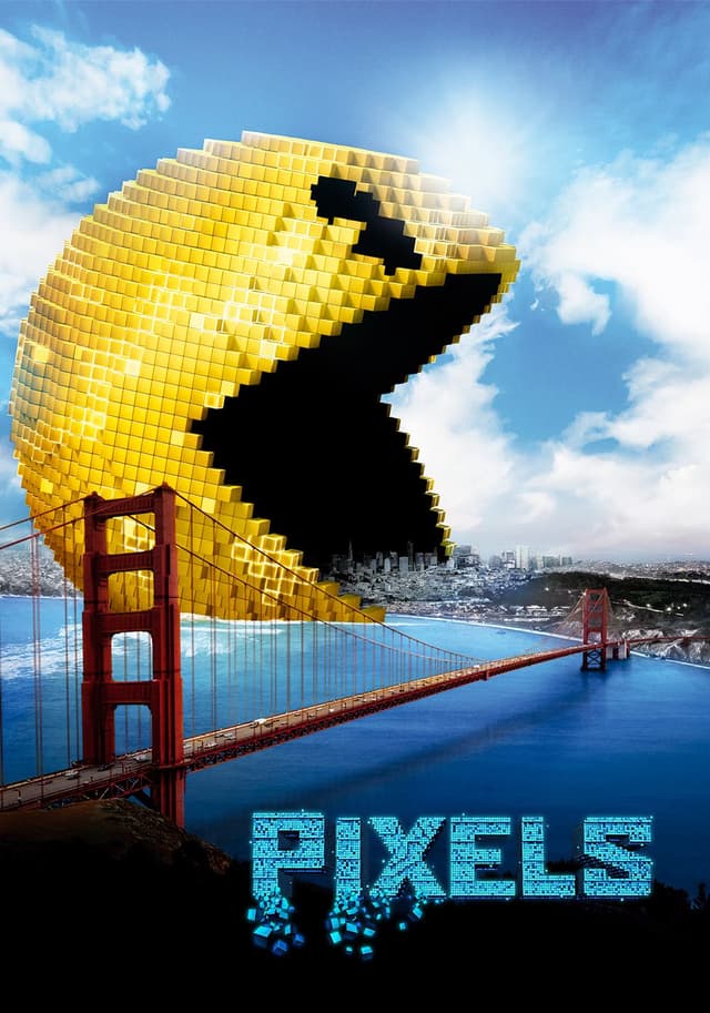 Pixels movie poster