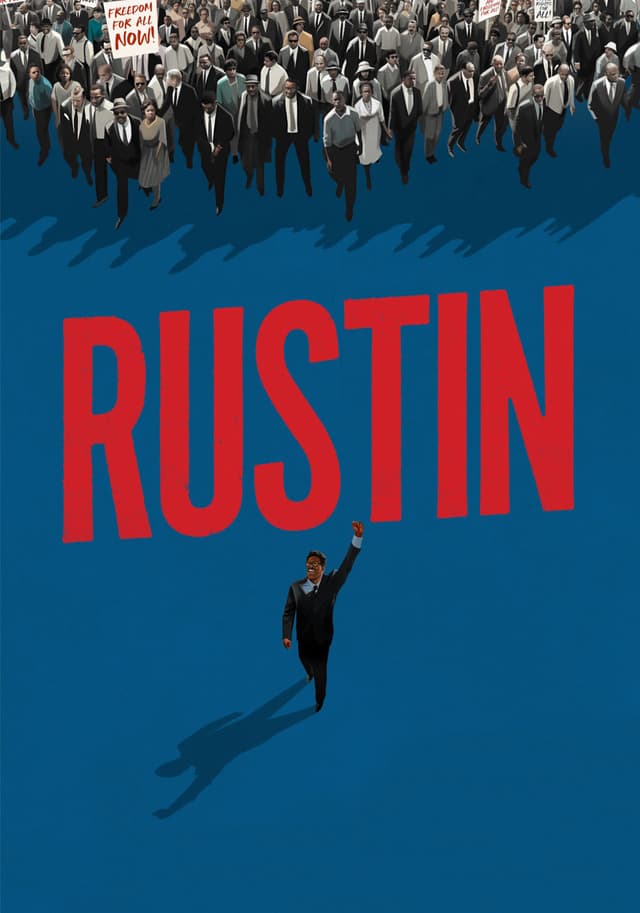 Rustin movie poster