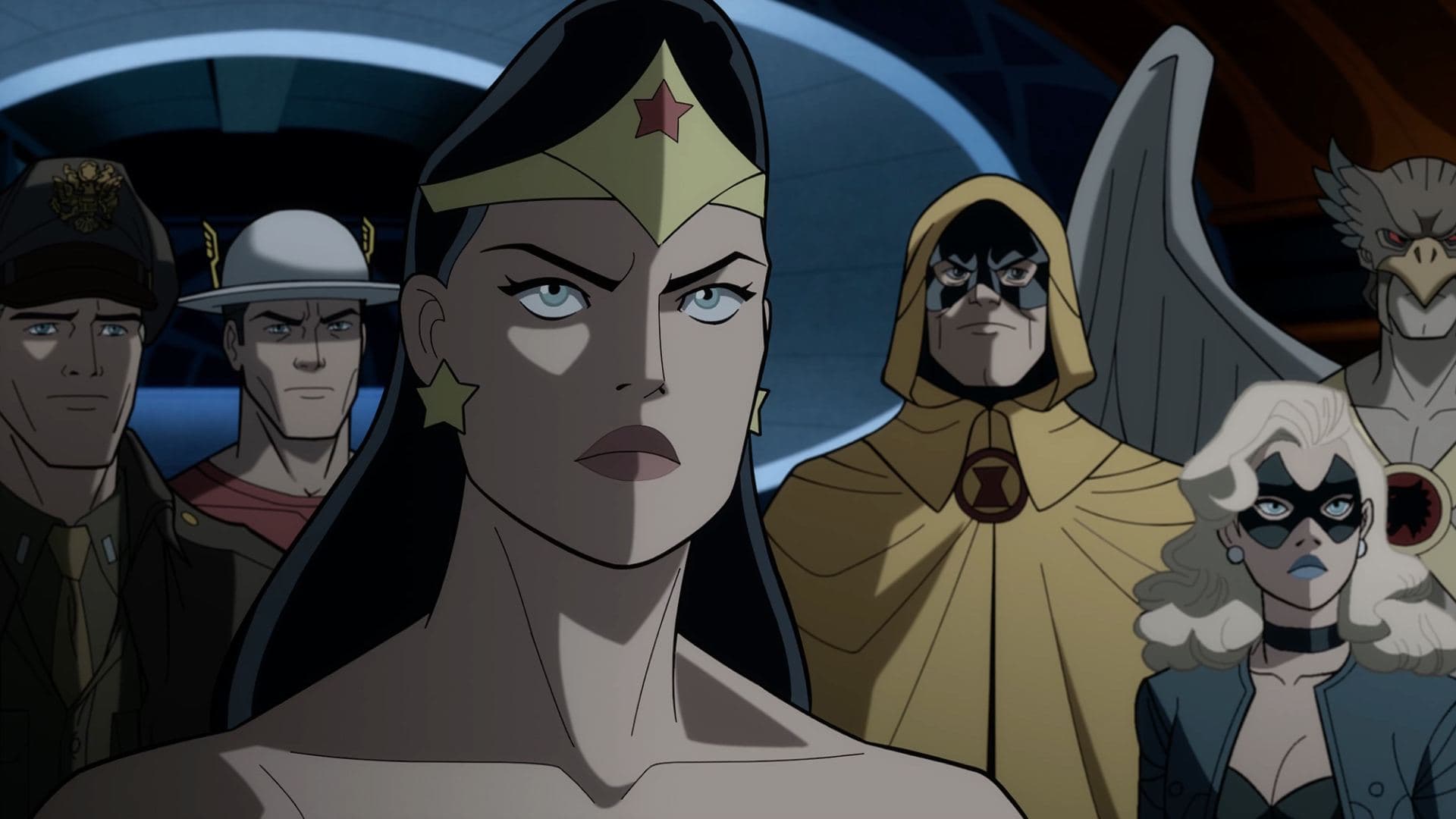 Justice Society World War II key art