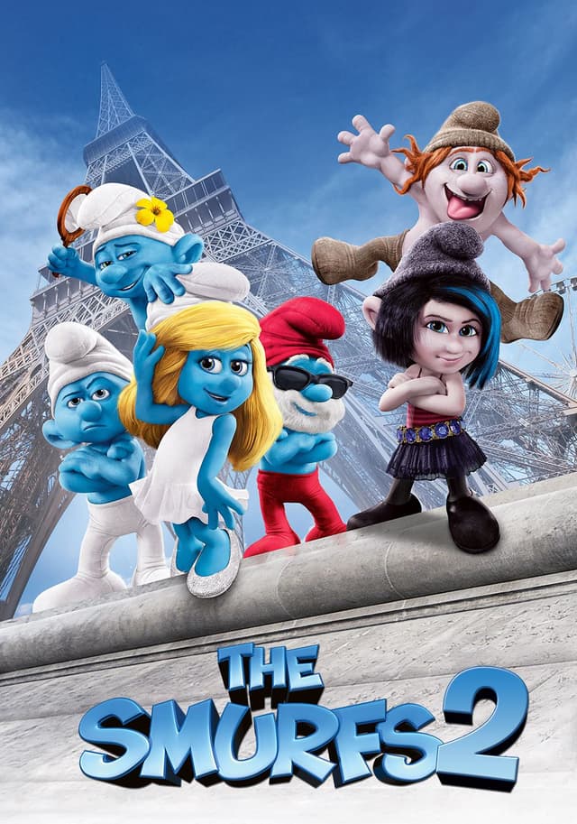 The Smurfs 2 movie poster
