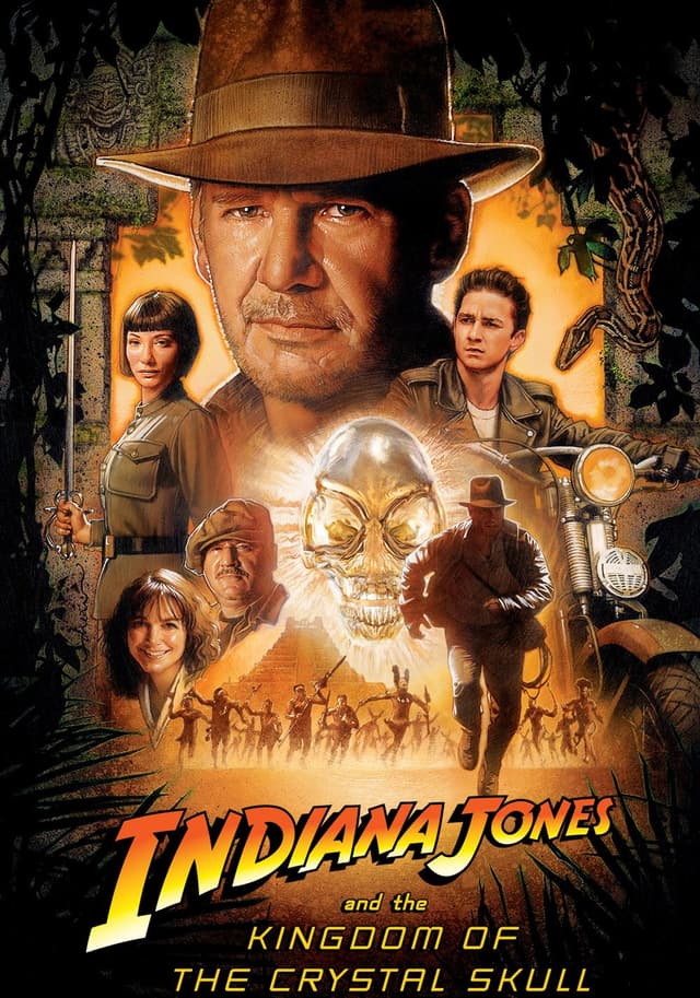 Indiana Jones and the Kingdom of the Crystal Skull movie poster