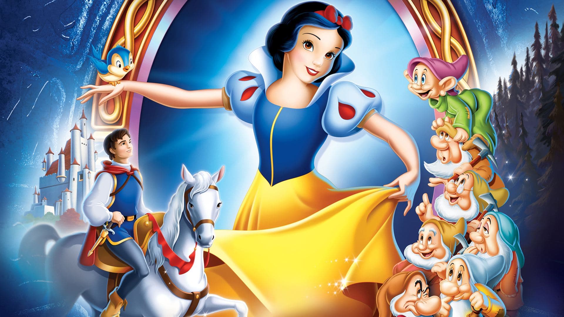Snow White and the Seven Dwarfs key art