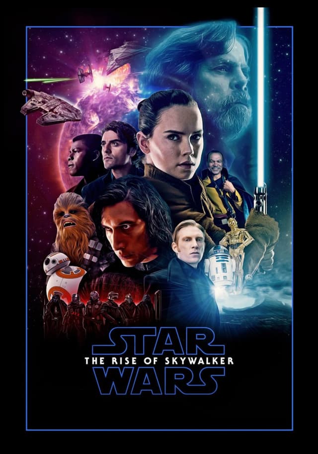 Star Wars The Rise of Skywalker movie poster