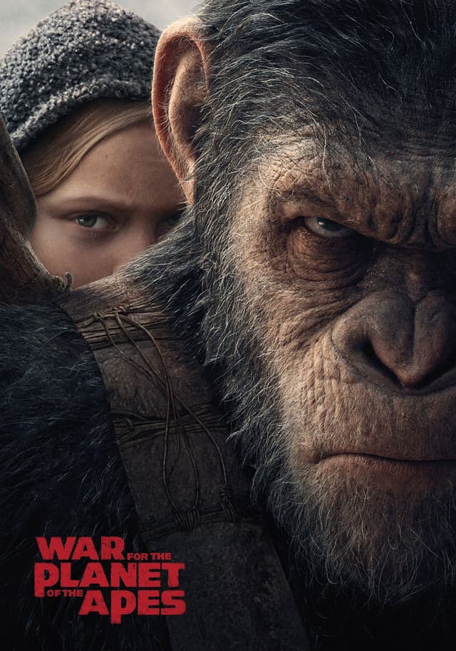 War for the Planet of the Apes movie poster