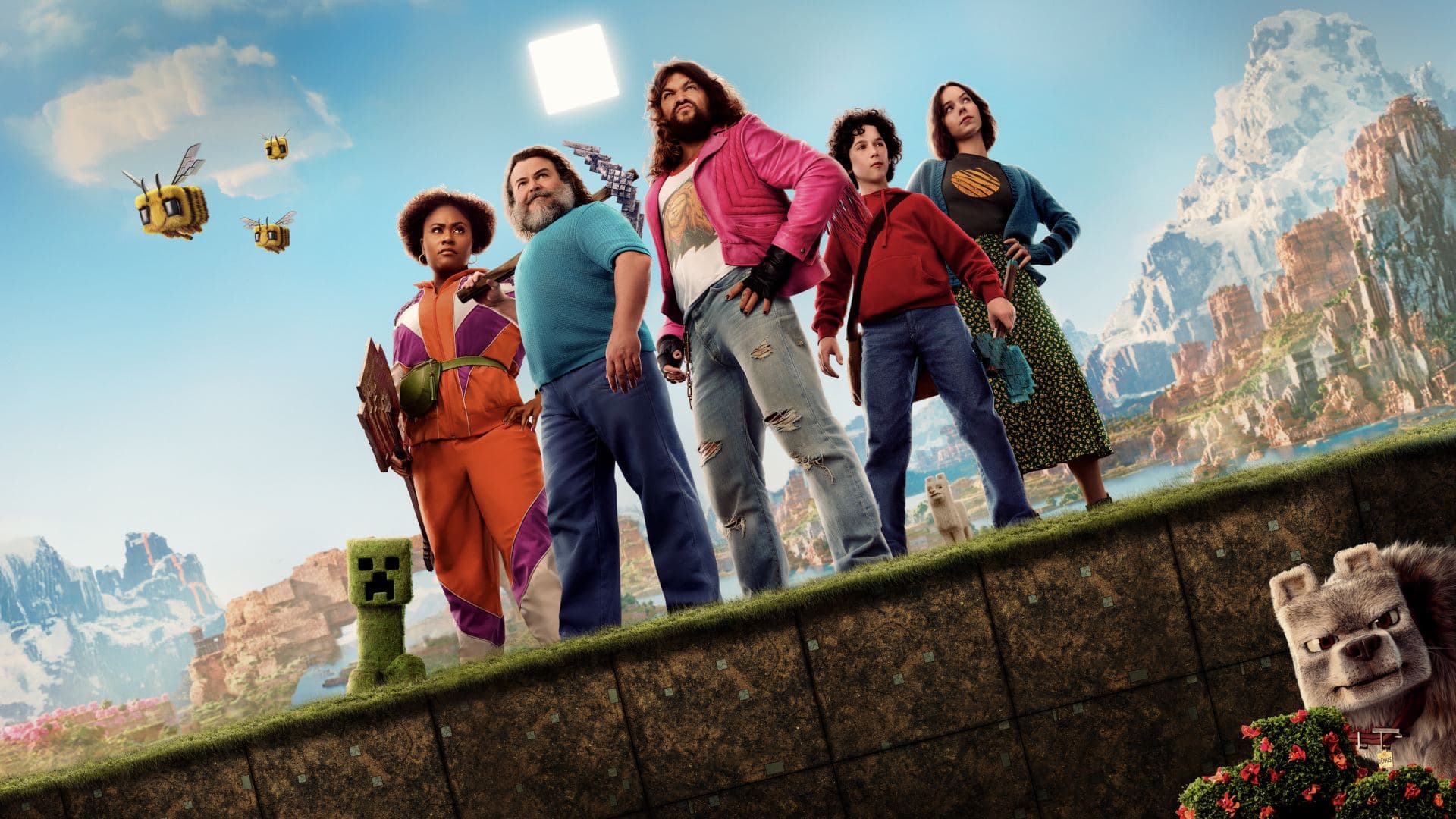 A Minecraft Movie key art