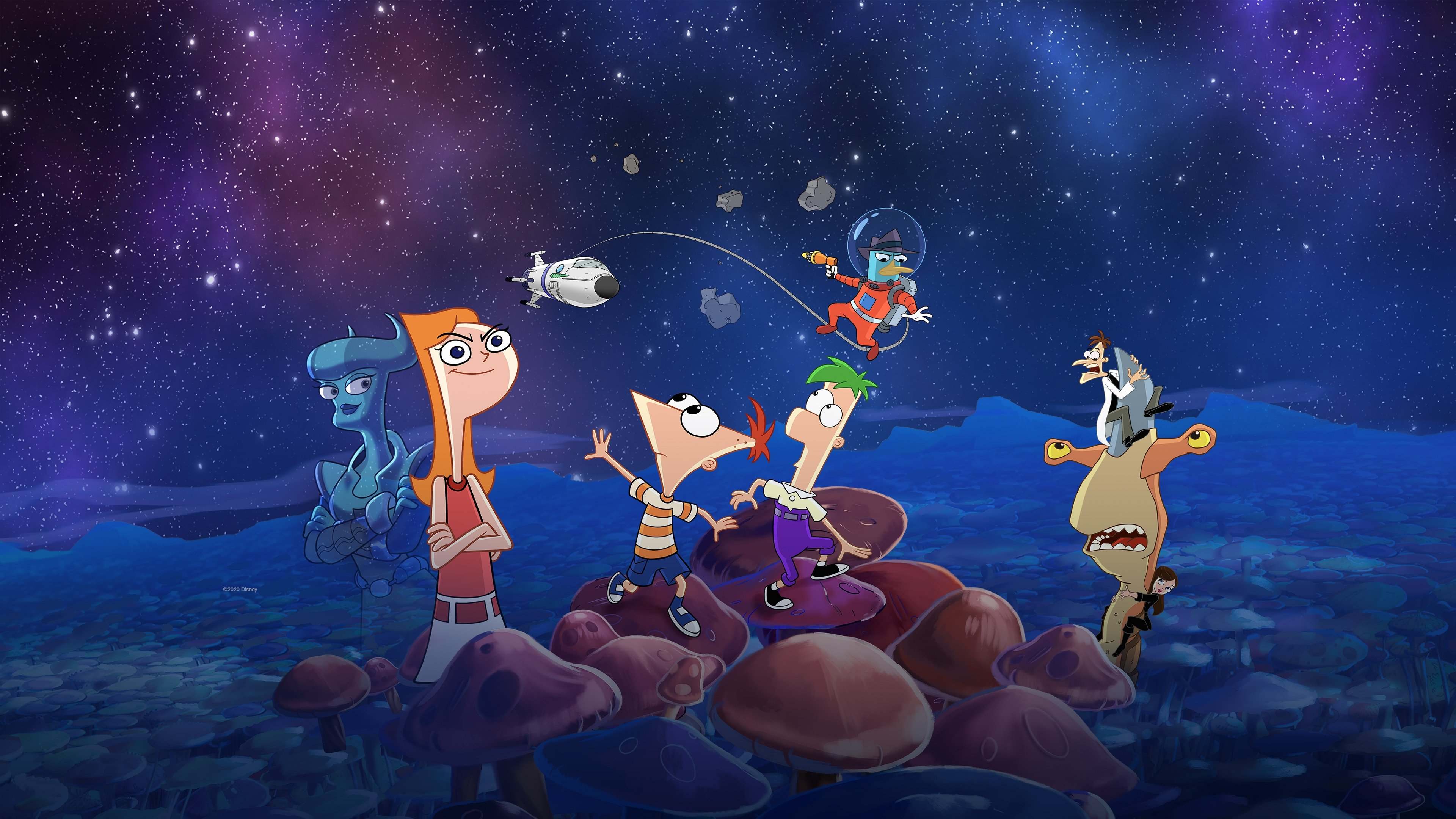 Phineas and Ferb the Movie Candace Against the Universe key art