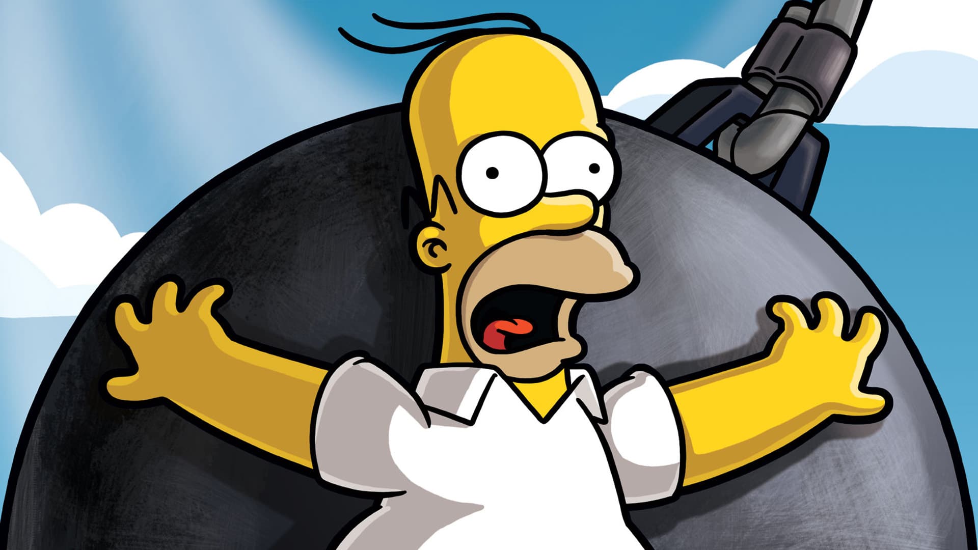 The Simpsons Movie key art
