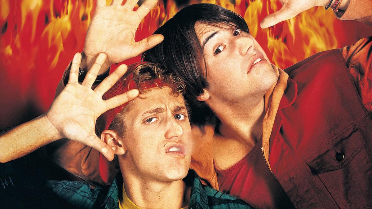 Bill & Ted's Bogus Journey key art
