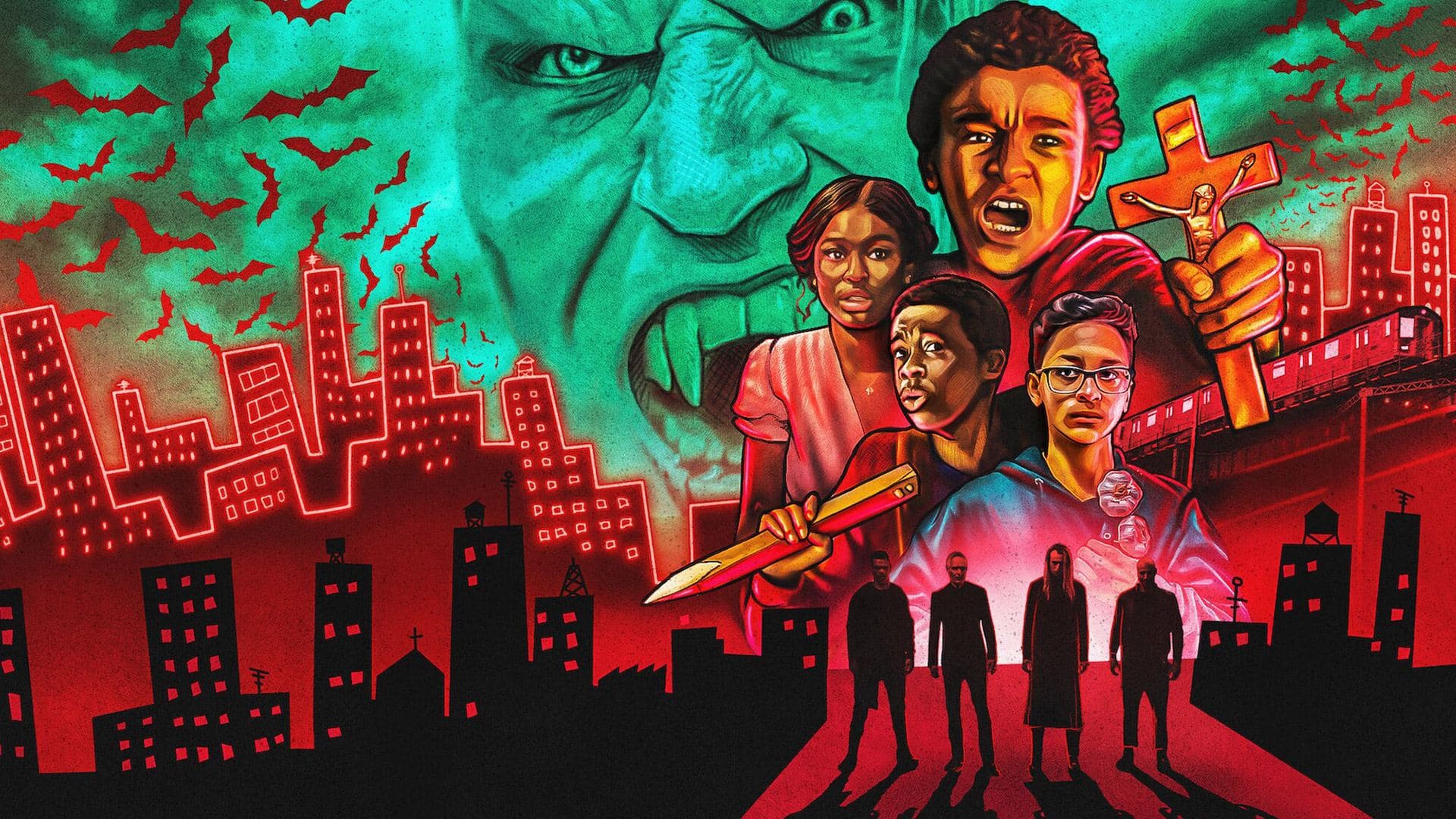 Vampires vs. the Bronx key art