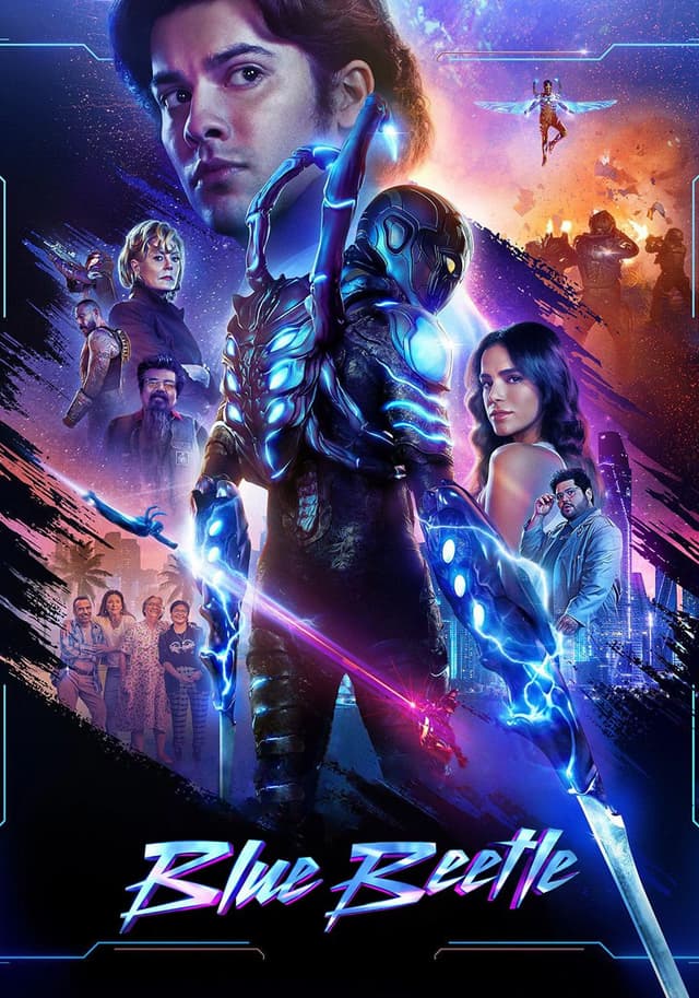Blue Beetle movie poster