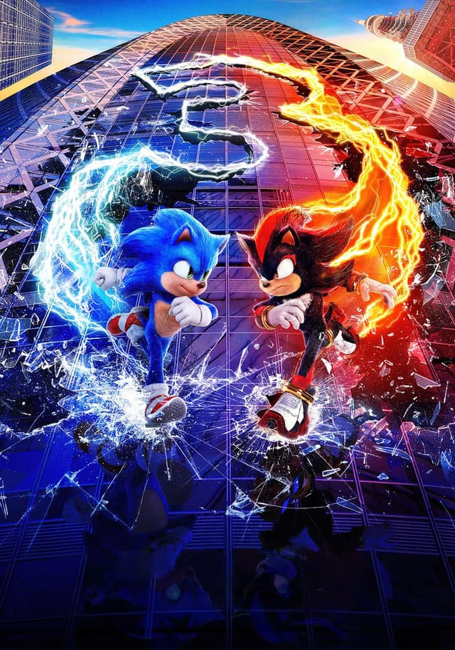 Sonic the Hedgehog 3 movie poster