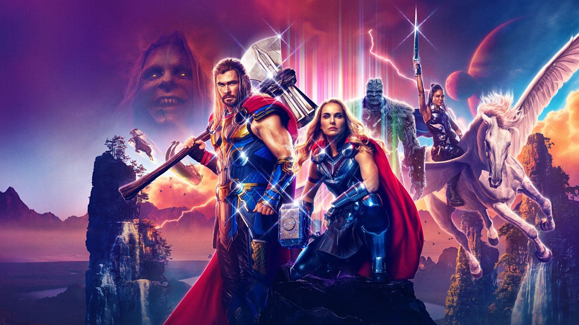 Thor Love and Thunder key art