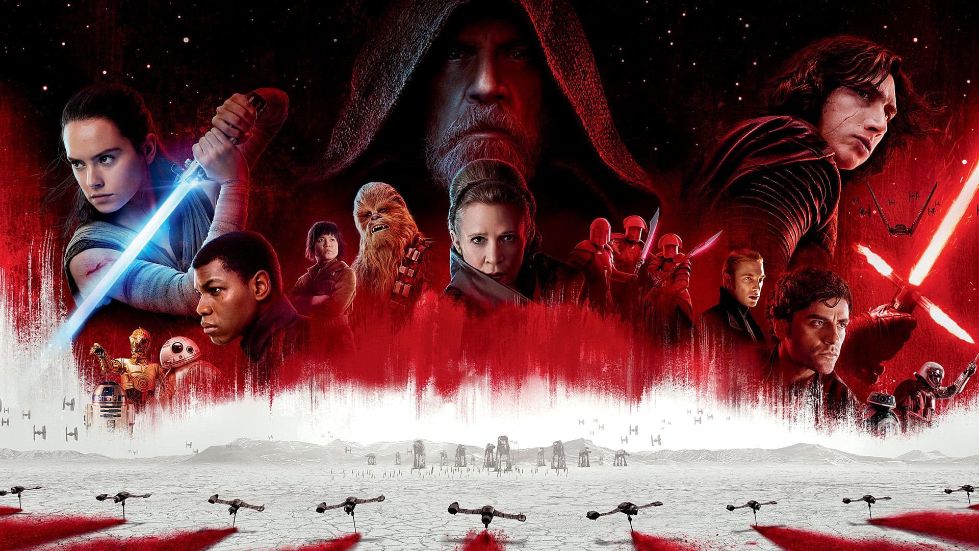 Star Wars The Last Jedi key art