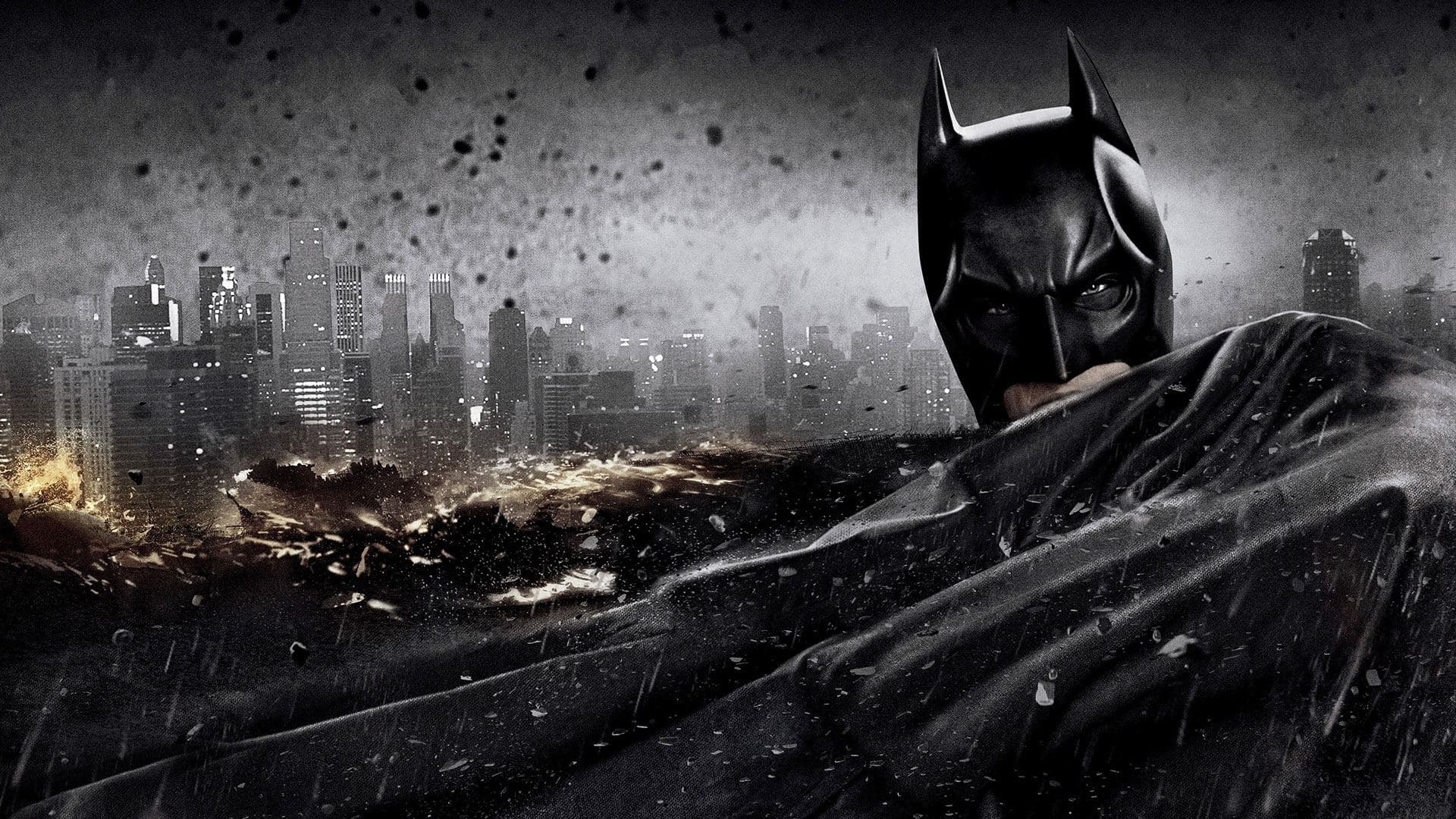 The Dark Knight Rises key art