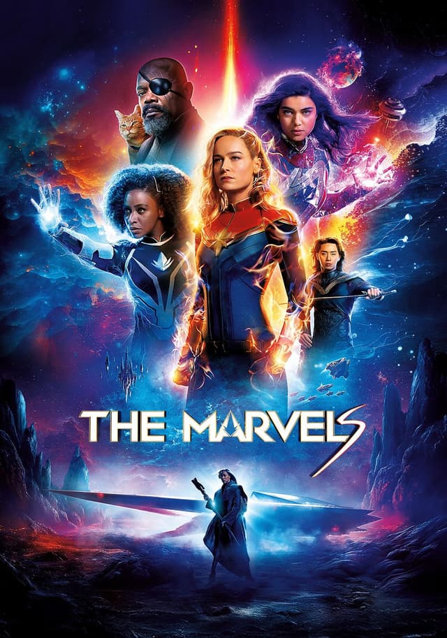 The Marvels movie poster