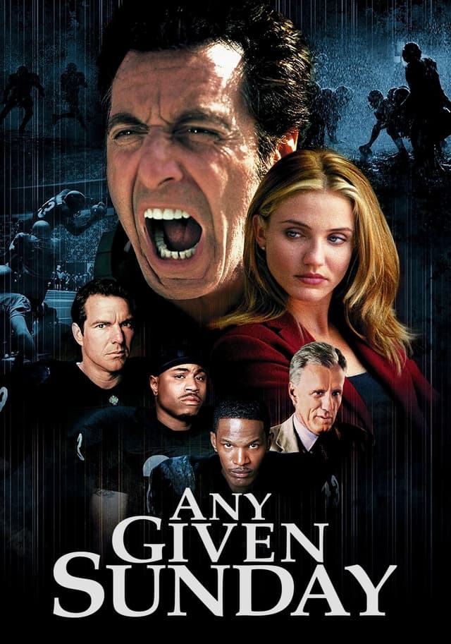 Any Given Sunday movie poster