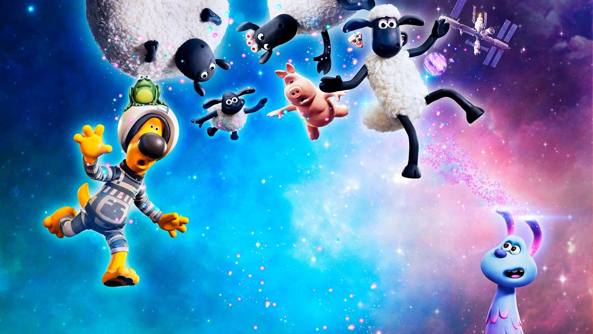 A Shaun the Sheep Movie Farmageddon key art