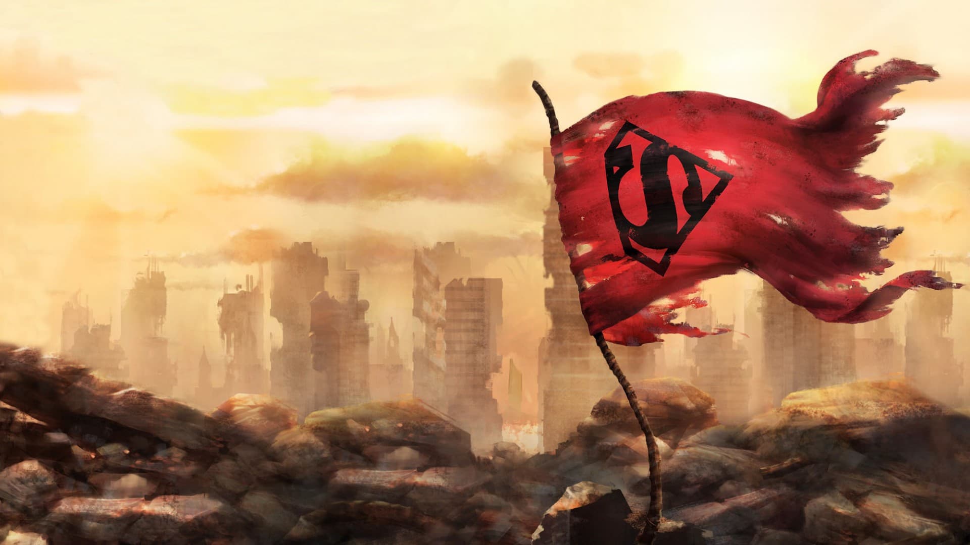 The Death of Superman key art