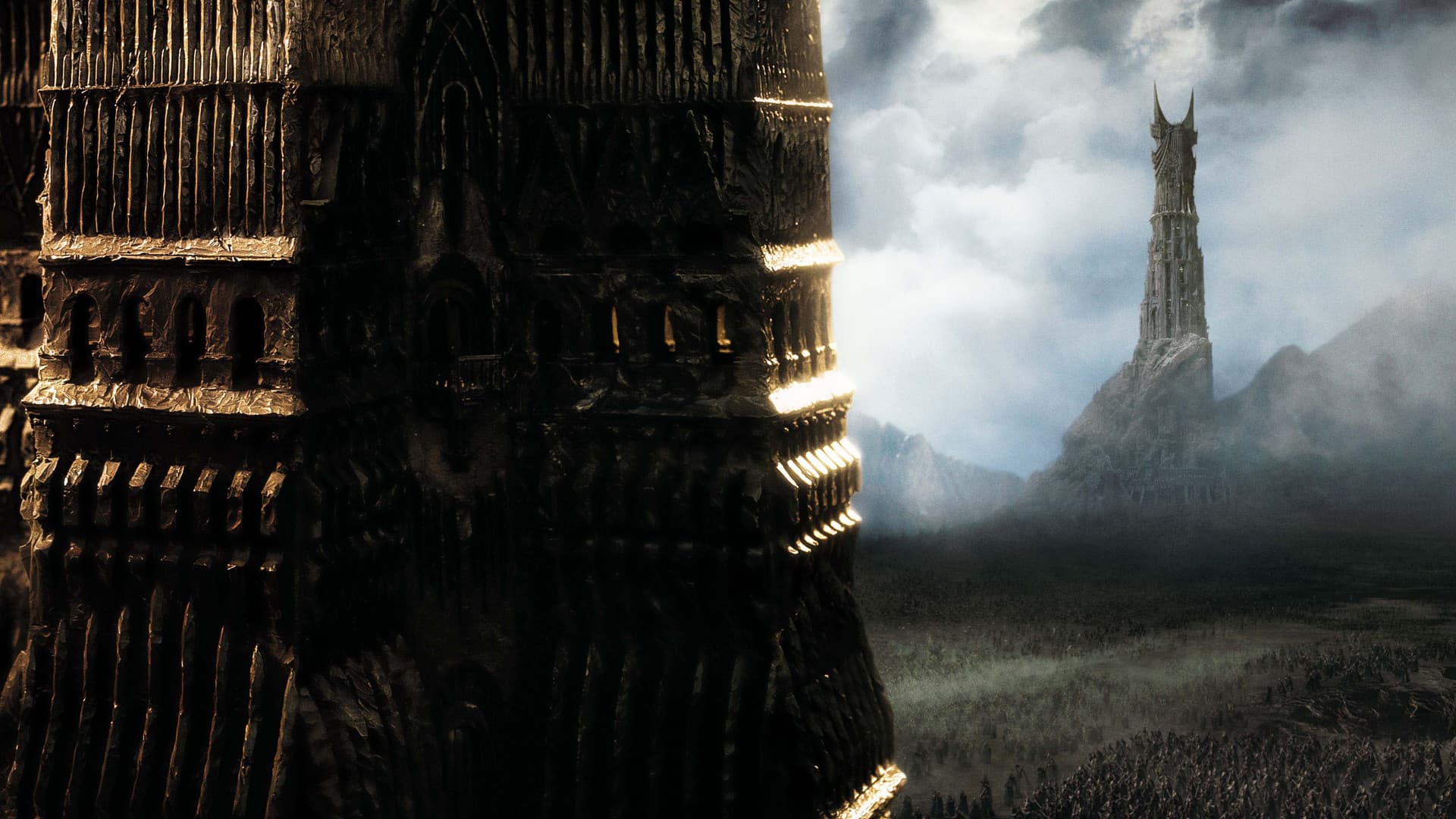 The Lord of the Rings The Two Towers key art