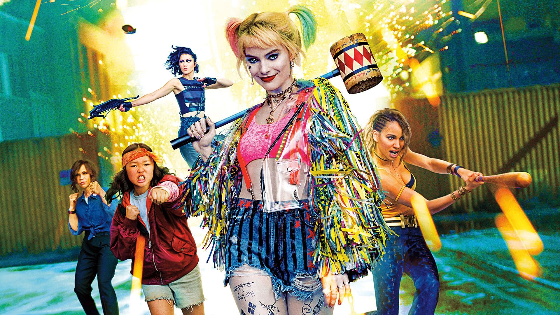 Birds of Prey (and the Fantabulous Emancipation of One Harley Quinn) key art