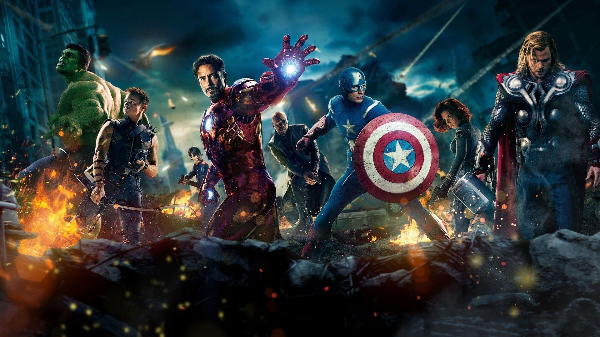 The Avengers key art