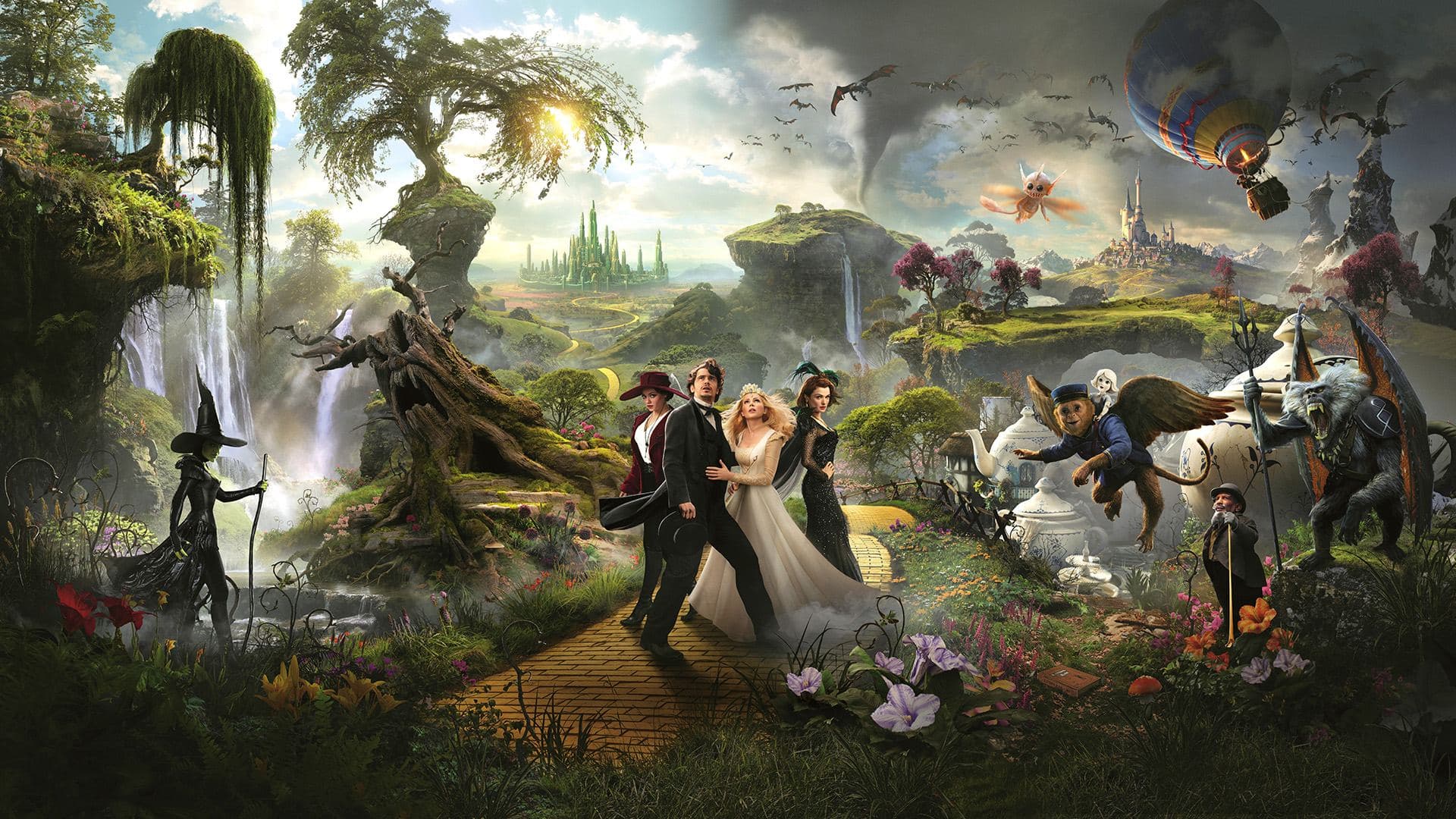 Oz the Great and Powerful key art