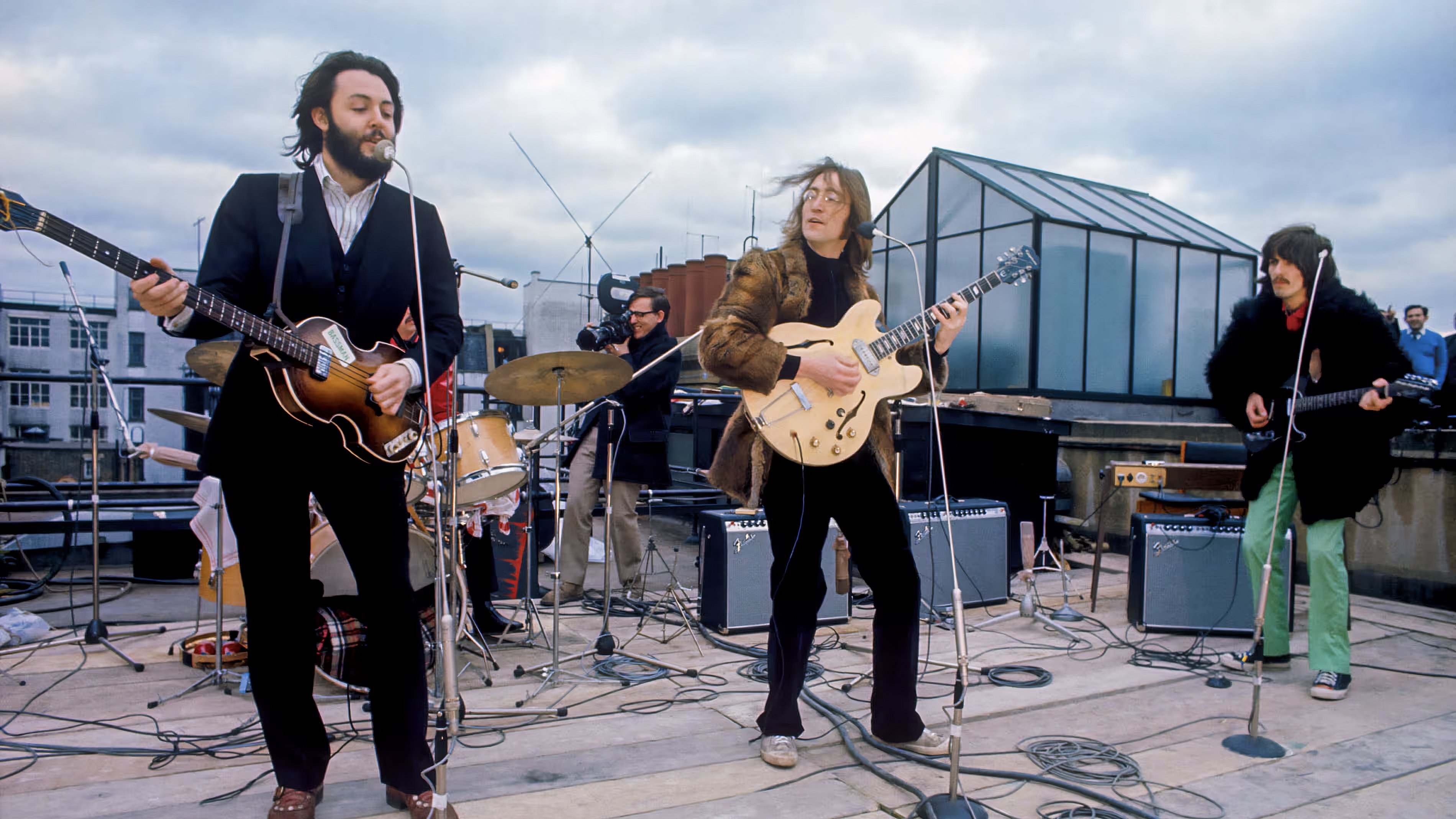 The Beatles Get Back - Rooftop Concert key art