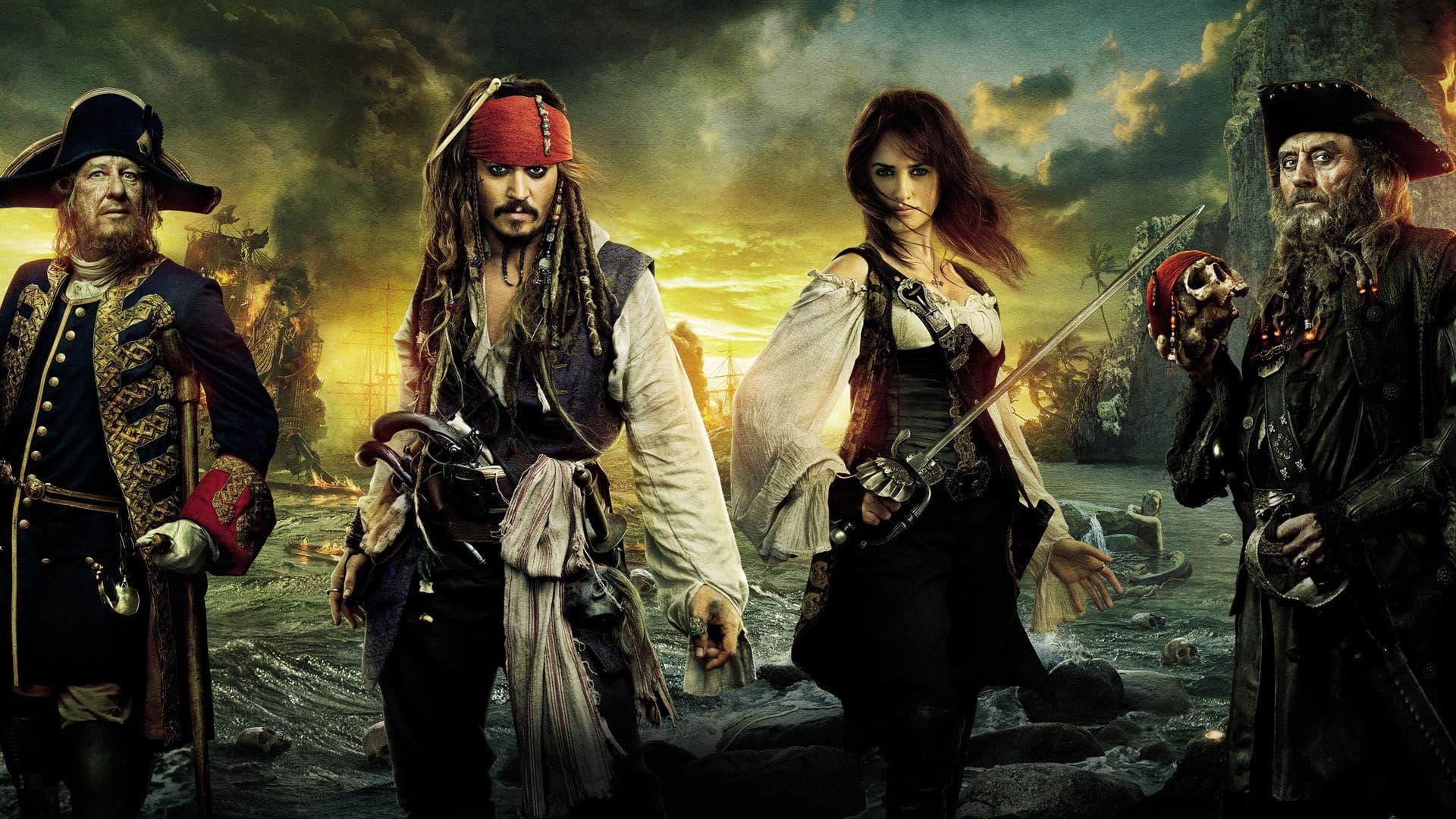 Pirates of the Caribbean On Stranger Tides key art