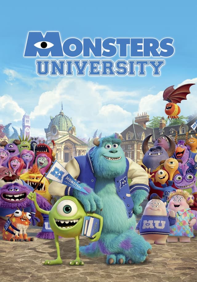 Monsters University movie poster