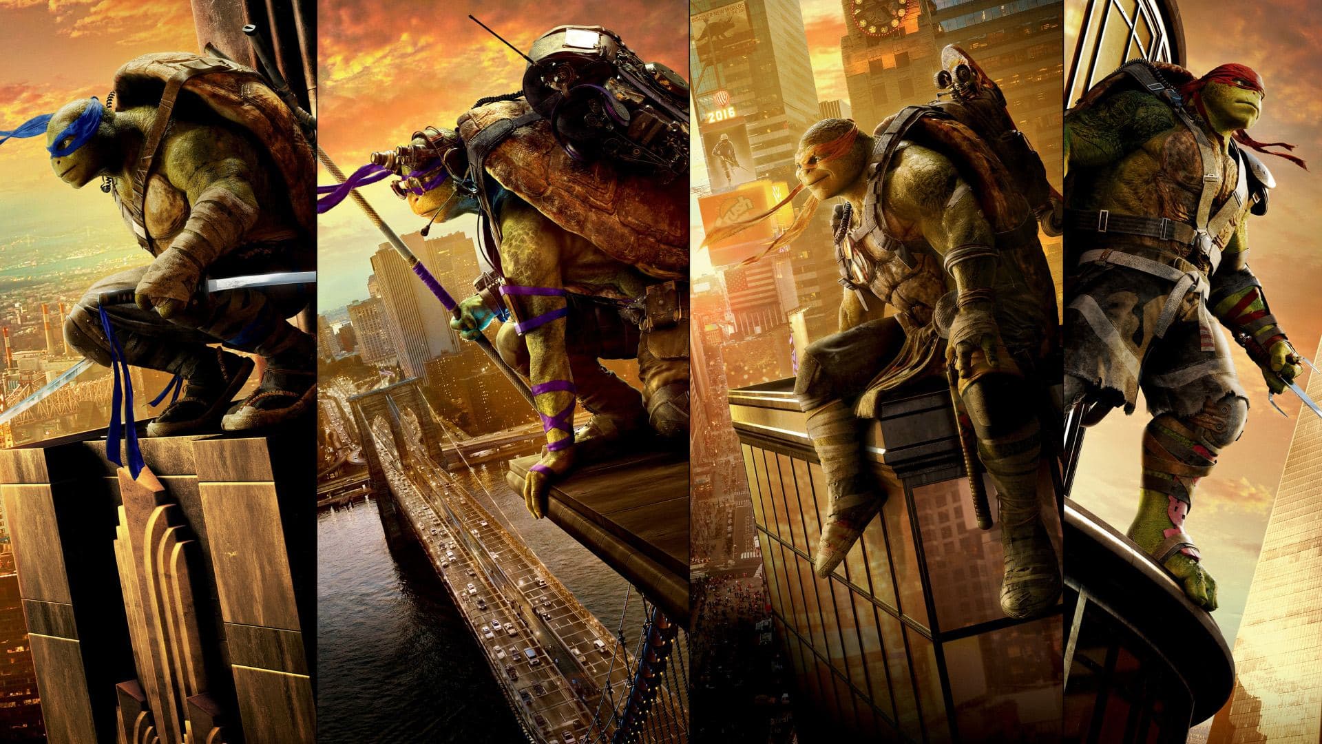 Teenage Mutant Ninja Turtles Out of the Shadows key art