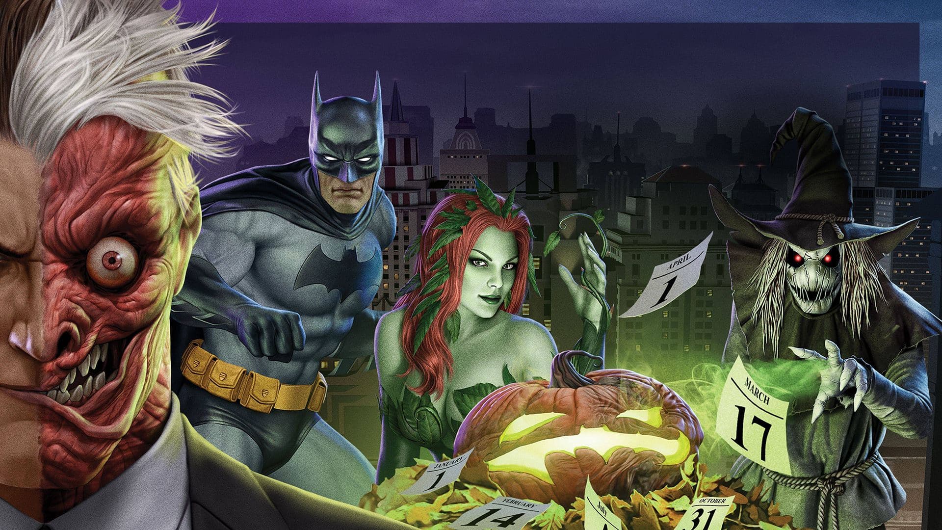 Batman The Long Halloween, Part Two key art