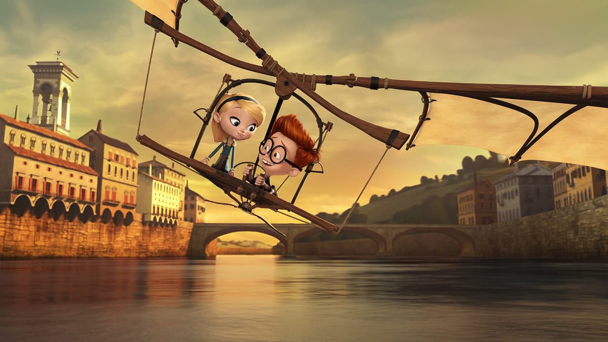 Mr. Peabody & Sherman key art