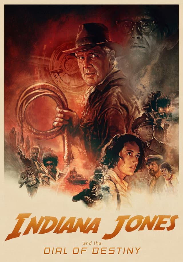 Indiana Jones and the Dial of Destiny movie poster