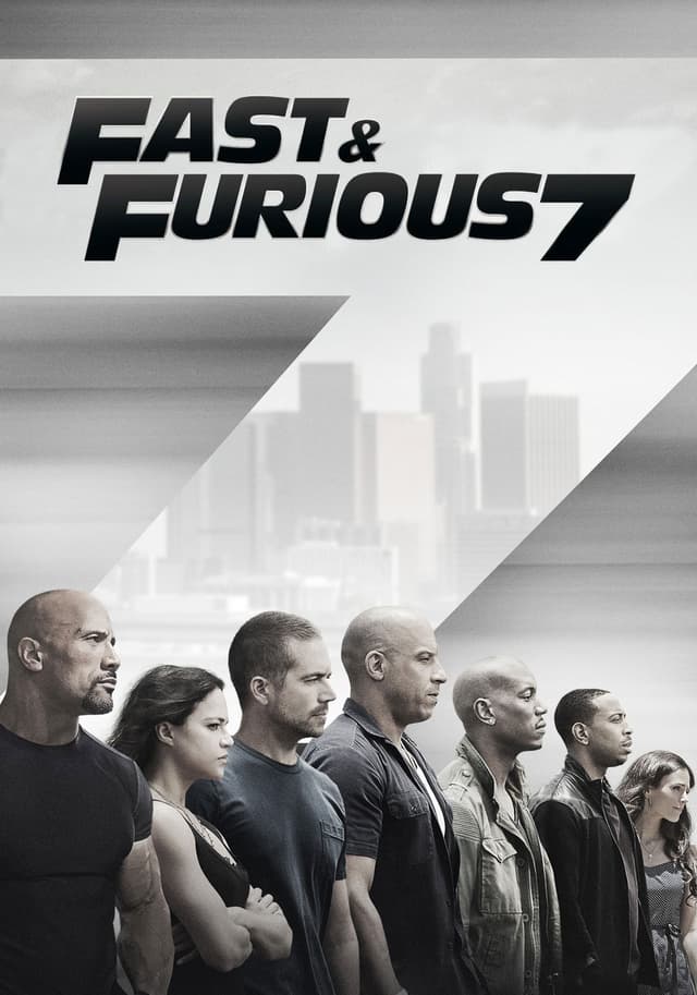 Furious 7 movie poster
