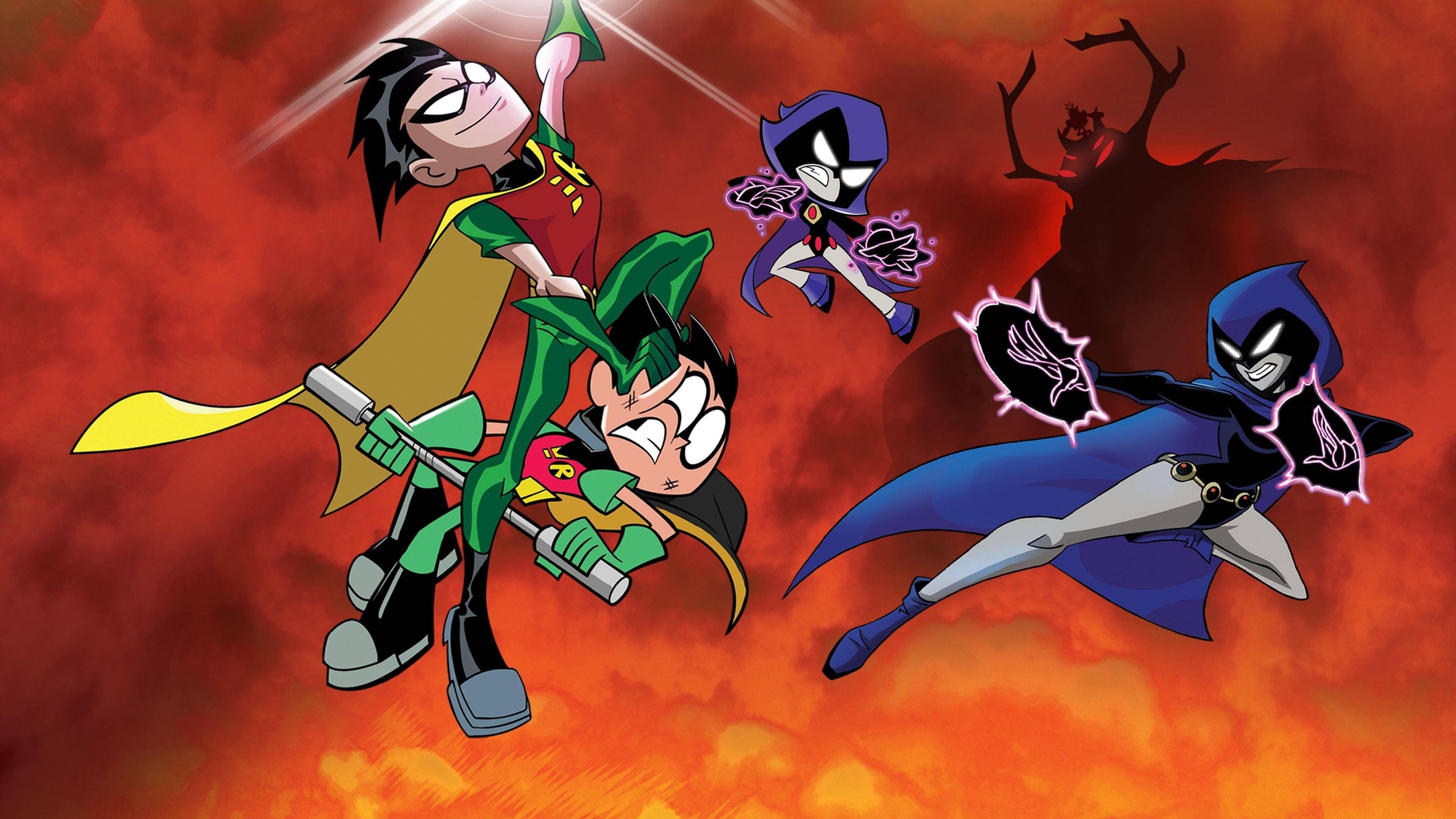 Teen Titans Go! vs. Teen Titans key art