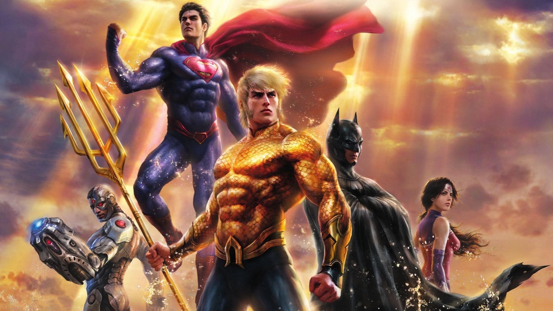 Justice League Throne of Atlantis key art