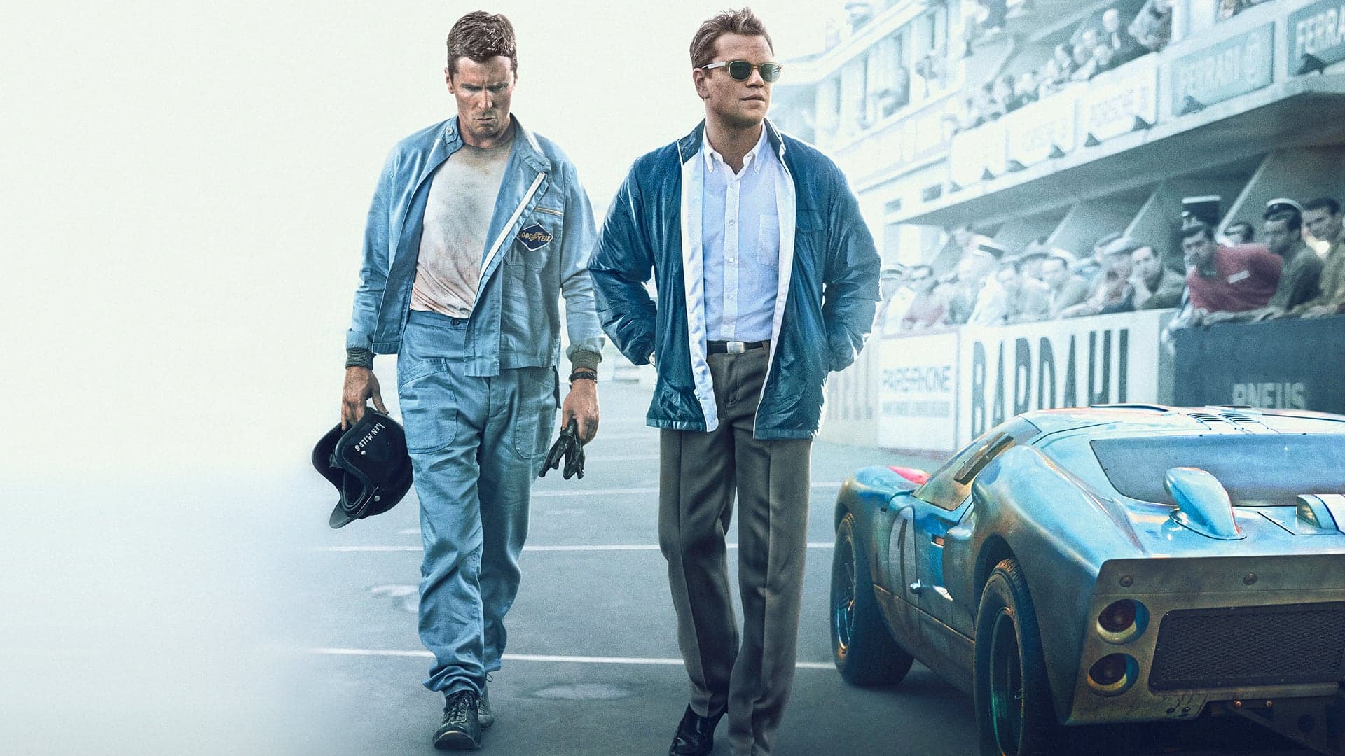 Ford v. Ferrari key art