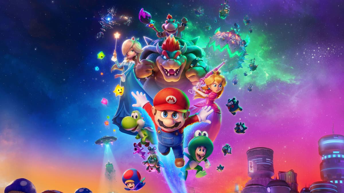 The Super Mario Galaxy Movie key art