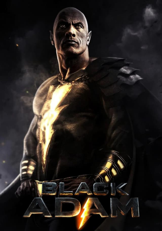 Black Adam movie poster