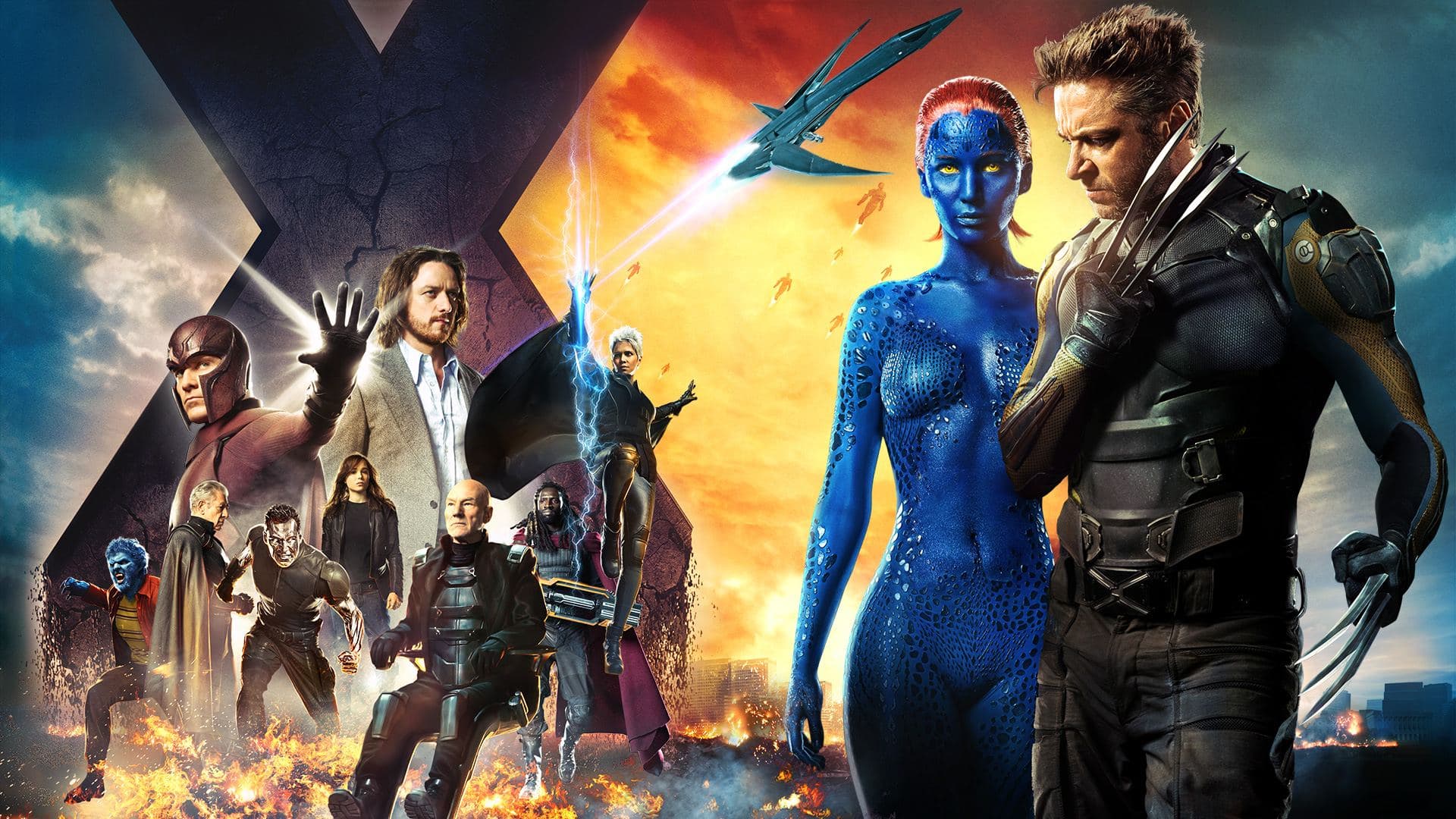 X-Men Days of Future Past key art