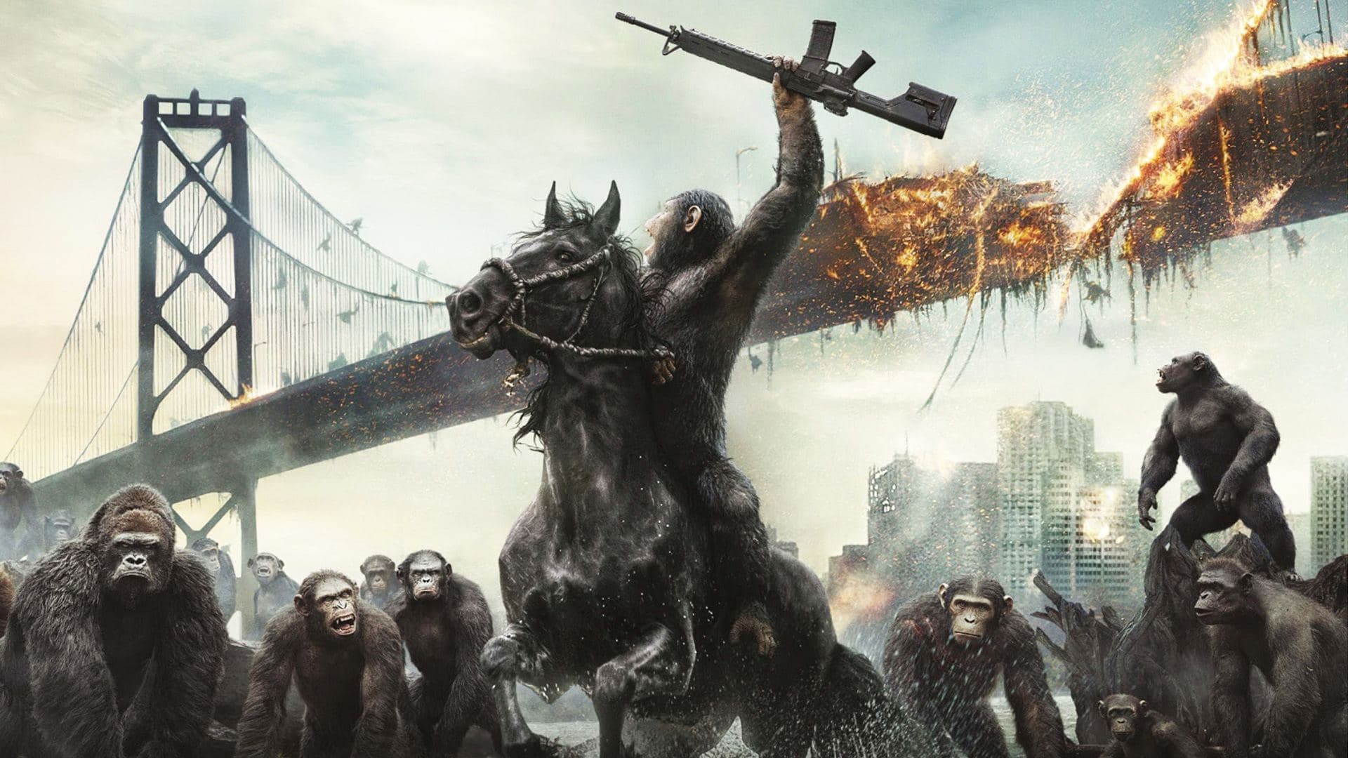 Dawn of the Planet of the Apes key art