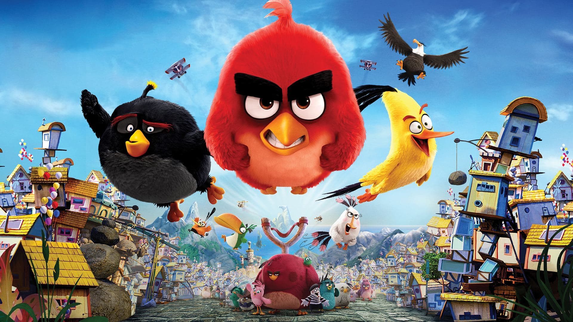The Angry Birds Movie key art