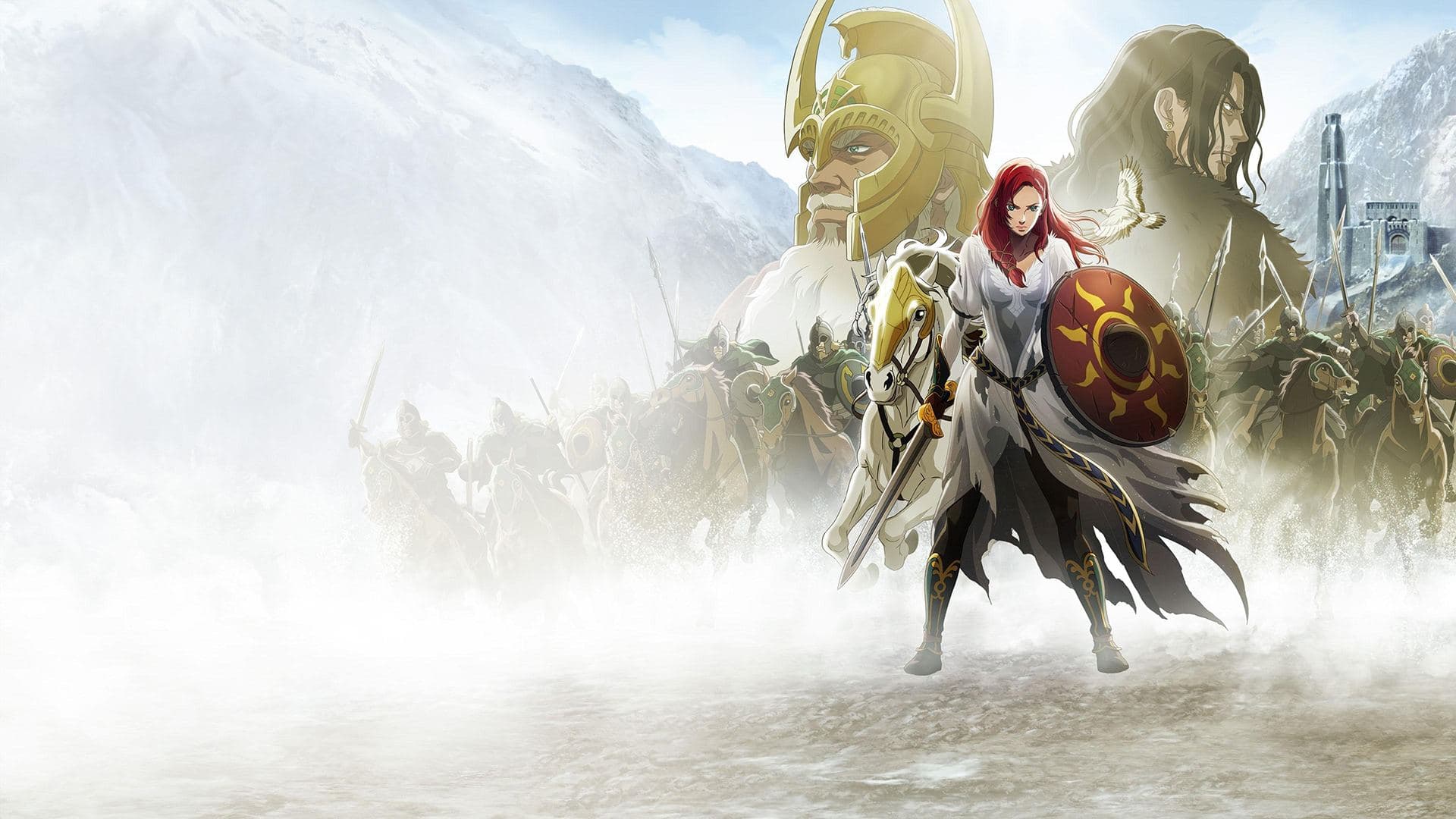The Lord of the Rings The War of the Rohirrim key art