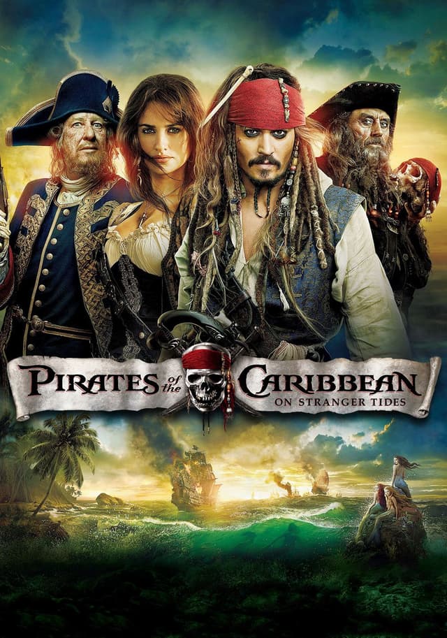 Pirates of the Caribbean On Stranger Tides movie poster