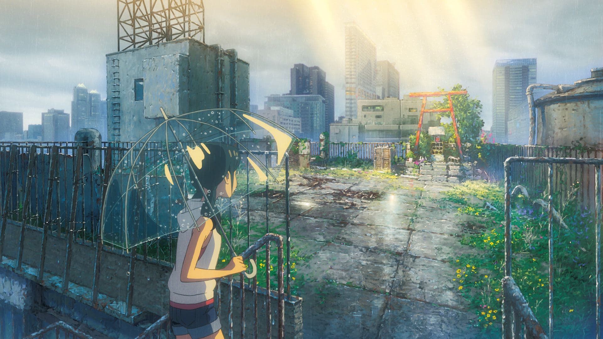 Weathering with You key art