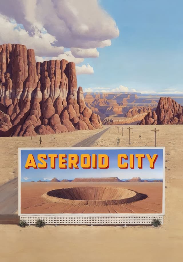 Asteroid City movie poster