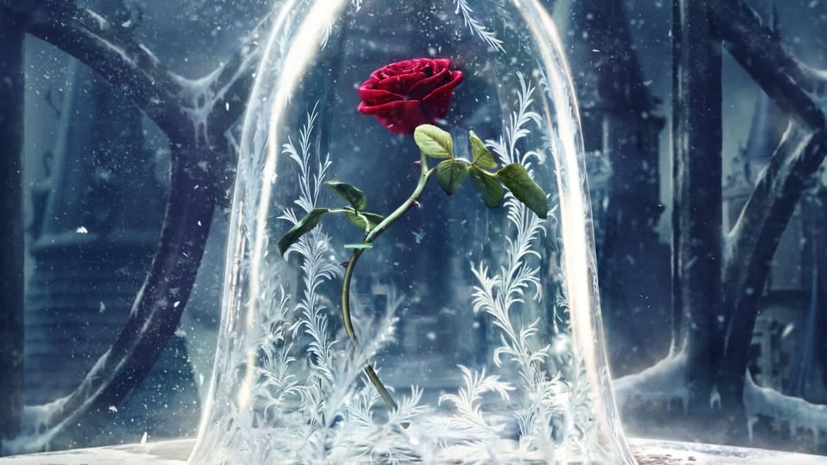Beauty and the Beast (1991) animated key art